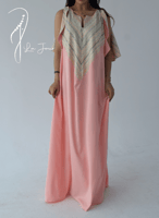 ثوب كم فراشة خربزي