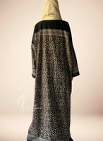 شرشف صلاة سستة طرحة اسودو بيج منقوش بني منفصلة.