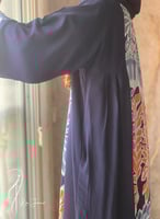 شرشف صلاة سحاب طرحة منفصلة ازرق