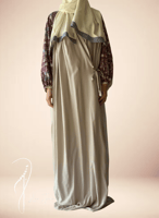 شرشف صلاة باتيك لف طرحة منفصلة بيج