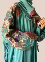 شرشف صلاة باتيك لف مفتوح احضر منقوش