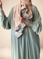 شرشف صلاة باتيك سستة تفني باستيل اخضر