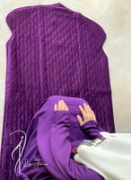 شرشف صلاة سحاب موف كروشيه عناقيد العنب و الطرحة من...