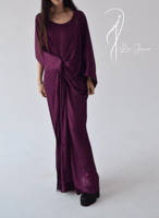 جلابية تلبس باكثر من طريقة طوبي حرير