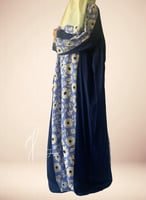 شرشف صلاة سحاب طرحة منفصلة ازرق