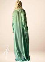 شرشف صلاة لف تفني اخضر بالكروشبه و الورد الاويا ال...