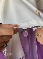 شرشف صلاة سحاب موف كروشيه يدوي