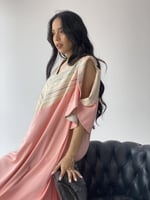 ثوب كم فراشة خربزي