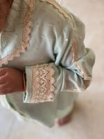 بيجامة أطفال قطن تفني منقط قيطان بيج