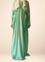 شرشف صلاة لف تفني باستيل مزين بالكروشبه الفاخري