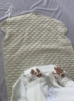 شرشف صلاة اويا لف مثل الروب ابيض اوف وايت طرحة منف...