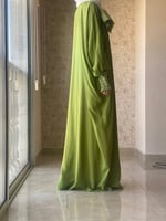 شرشف صلاة بسستة اخضر مع نقشة