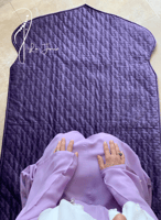 شرشف صلاة سحاب موف كروشيه يدوي