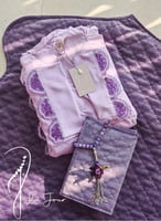 شرشف صلاة لف بنفسجي موف مزين بالاويا الفاخر من لاج...