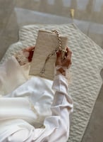 شرشف صلاة لف ابيض ستان اويا اوف وايت من لاجور