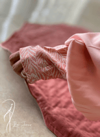 شرشف صلاة باتيك وردي سستة.