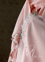 شرشف صلاة لف وردي على خربزي بالكروشيه و الورد الاو...