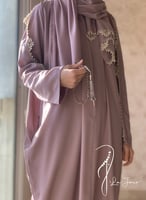 شرشف صلاة سحاب بني على موف كروشيه يدوي بيج