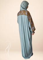 شرشف صلاة لف رسم باتيك أزرق باستيل من لاجور