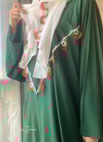 شرشف صلاة سستة اويا أحمر و أخضر زرعي