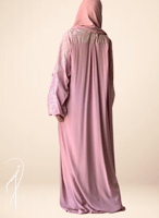 224010 شرشف صلاة رسم باتيك لف بصلي وردي و الطرحة م...