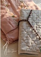 شرشف صلاة لف ستان بني فاتح بالورد الاويا الفاخر من...