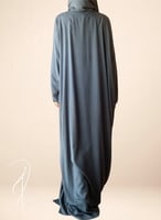 شرشف صلاة لف أخضر زيتي بالكروشيه و الورد الاويا ال...