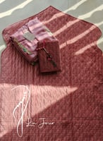 شرشف صلاة لف بنك بالكروشيه و ورد الأويا فاخر