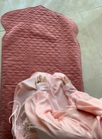 شرشف صلاة باتيك وردي سستة