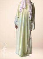 شرشف صلاة لف ليموني كروشيه يدوي الطرحة مثبتة