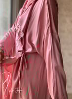 شرشف صلاة اويا ورد وردي بصلي قطن ستان و الطرحة متص...