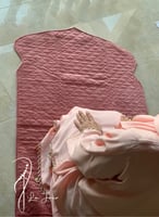 شرشف صلاة لف وردي بالكروشبه و الورد الاويا الفاخر...