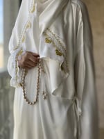 شرشف صلاة لف أوف وايت أويا ذهبي