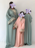 فستان كيمونو للأطفال مطرز