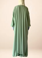 227501شرشف صلاة باتيك اخضر وفيروزي سستة