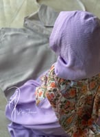 طقم شرشف صلاة بنفسجي اطفال وسجادة وشنطة