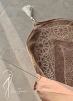 شرشف صلاة لف بيج ستان بالكروشيه يدوي