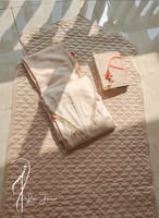 شرشف صلاة لف بيج بالكروشيه و الورد الفاخر