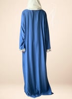 شرشف صلاة لف كحلي أويا أزرق و أخضر