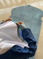 شرشف صلاة سستة رسم باتيك أزرق وتفني من لاجور