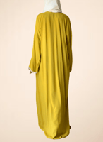 شرشف صلاة لف أصفر بالكروشيه و الورد الاويا