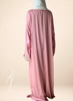 شرشف صلاة بصلي وردي لف مزين بالأويا