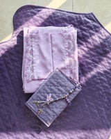 شرشف صلاة لف بنفسجى مزين بالاويا اليدوي