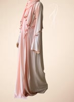 شرشف صلاة لف وردي على خربزي كروشيه يدوي الطرحة مثب...