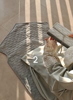 شرشف صلاة لف جبير أبيض عدة خيارات و ألوان