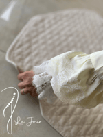 شرشف صلاة سكري دانتيل سحاب و الطرحة مثبتة