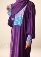 شرشف صلاة باتيك موف وازرق سستة.