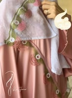 شرشف صلاة سستة اويا أحمر و أخضر زرعي