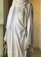 شرشف صلاة لف ابيض ستان اويا من لاجور