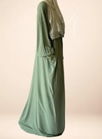 227503 شرشف صلاة باتيك اخضر زيتوني سستة